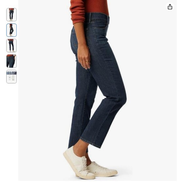 Levi Strauss Signature Gold Women's Jeans - Shaping Ankle Straight Leg - 8 Short - Picture 4 of 4